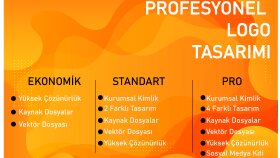 sizin için özgün ve profesyonel logolar tasarlayabilirim