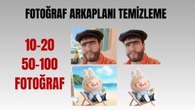 10 fotoğrafın arka planlarını temizlerim