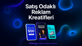 satış odaklı sosyal medya reklam görselleri tasarlarım
