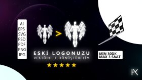 eski logonuzu en hızlı şekilde vektörele dönüştürürüm