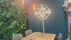 Food Lounge Belçika Marka Logo ve Tabela Tasarımı
