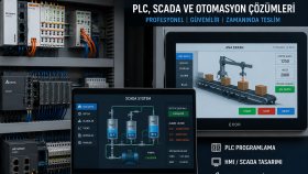 endüstriyel plc scada ve otomasyon desteği sağlıyorum