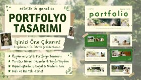 portfolyo, kişisel tanıtım ve proje sunumları tasarlarım