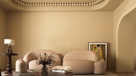 Sıcak Minimal Salon Tasarımı | 3D Modelleme & Render