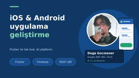 Flutter ile iOS & Android mobil uygulama geliştirebilirim