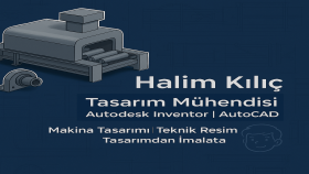 makina tasarımı ve teknik resim yaparım