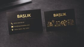 sizin için kartvizit tasarımı yapabilirim