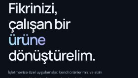 web sitesi özel yazılım ve yapay zeka çözümleri sunuyorum