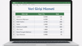 Excel tablolarınızı düzenlerim
