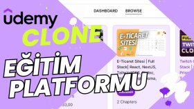 Udemy Clone: Full Stack Geliştirme