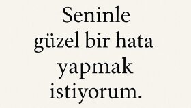 Güzel Bir Hata Yapmak 