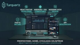 react native ile profesyonel iOS ve Android uygulama yaparım