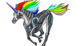 Metaunicorn karakter tasarımı