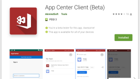 AppCenter Yardımcı Uygulaması, Android