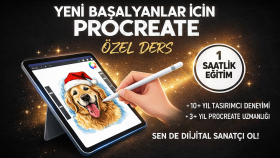 +3 yıl uzman deneyimiyle Procreate eğitimi veriyorum
