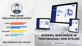 ihtiyacınız olan modern web sitelerini yapabilirim