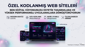 modern arayüzler tasarlıyor ve geliştiriyorum