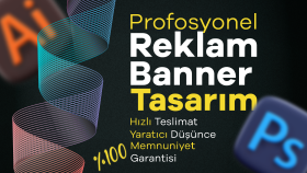 gücünüze güç katacak reklam ve banner tasarımı yaparım