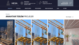 Hesa Mimarlık Web Yazılımı