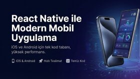 React Native ile iOS ve Android mobil uygulamanızı kodlarım