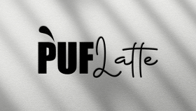 PUF Latte - Kahve markası logo tasarımı