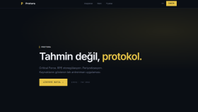 Protora – SaaS Uygulama Tanıtım Sitesi