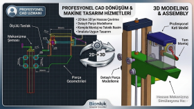 Autocad ve solidworks çizimlerinizi yapabilirim