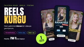 Reels ve TikTok videolarınızı hareketli yazılarla kurgularım