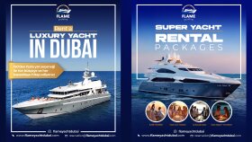 Dubai Yacht Rental Sosyal Medya Görselleri