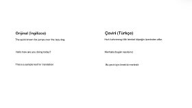 çeviri yapabilirim