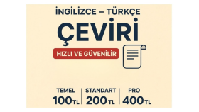 profesyonel İngilizce makale ve metin çevirileri yapabilirim