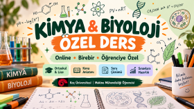 kimya ve biyoloji özel dersi veriyorum