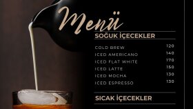 Restoran menü tasarımı