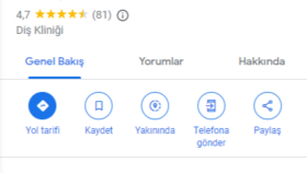 Google Maps Yorum Hizmeti