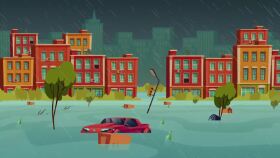 AFET ANİMASYONU (FLOOD ANIMATION)