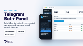 Telegram Bot + Yönetim Paneli (Full Stack)
