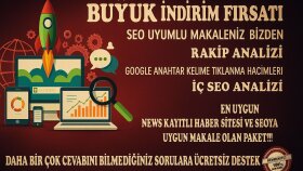 organik seo paketleri yaparım
