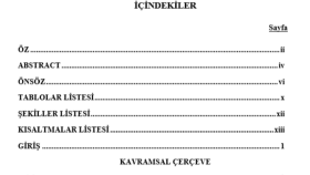 tezinizi  yazım formatına göre ayarlayabilirim
