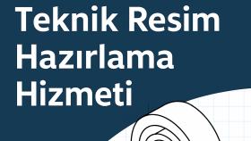 SolidWorks üzerinden, teknik resim çiziyorum