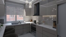 Kişiye Özel Mutfak Tasarımı, 3D Modelleme ve Gerçekçi Render