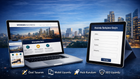 modern ve mobil uyumlu web siteleri tasarlarım