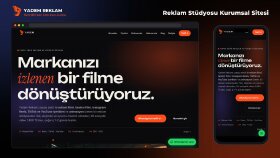 Reklam stüdyosu kurumsal sitesi · WordPress