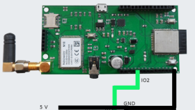 HIZLIFiL WiFi-BLE-2G  Kartı'na SMS Göndererek Cihaz Açma