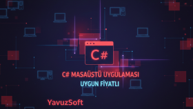 C# ile istediğiniz masaüstü uygulamasını yapabilirim