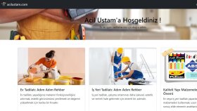 Bu sistem ustalar için tadilat ve tamirat talep sitesidir