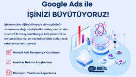  Google Ads Reklam kampanyalarınızı kurar ve yönetirim