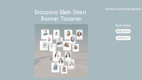 Diaspora Web Sitesi Banner Tasarımı