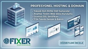 web sitenize uygun domain ve hosting altyapısı kurarım