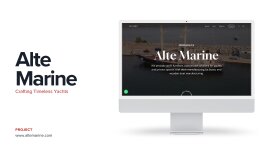 Alte Marine Web Tasarım Çalışmamız