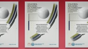 Melid Creative Voleybol Turnuvası afiş tasarımı